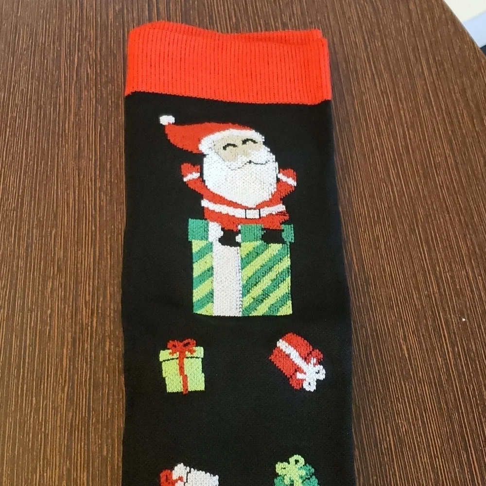 Foincore 6 Pairs Christmas Colorful Patterned Winter Compression Socks Size S/M